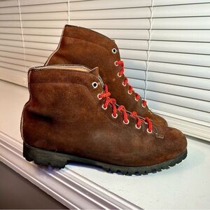 Vintage Pivetta For DMC Leather Hiking Mountain Trail Boots Womens Size 8 /M 6.5